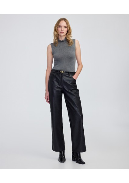 Yüksek Yaka Basic Tişört IW6250070128036 modelleri