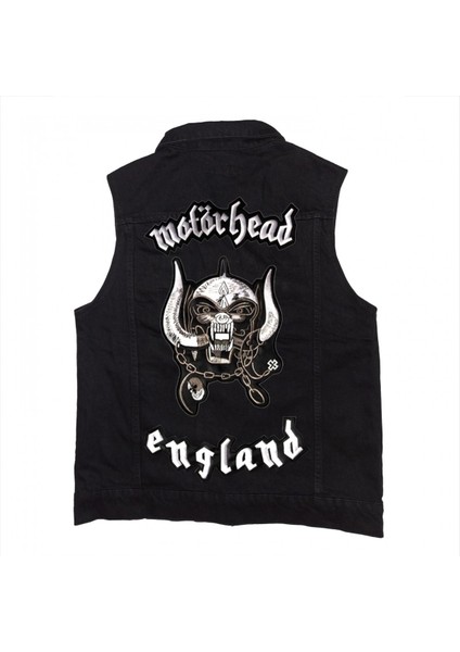 Motorhead Siyah Kot Yelek