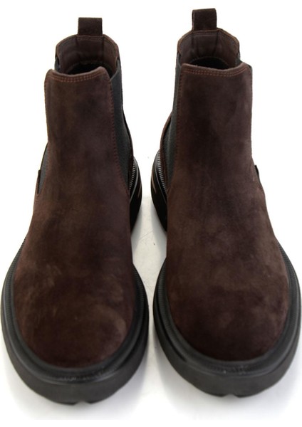Kahve Hakiki Deri Erkek Bot & Bootie E02597000602 fırsatları