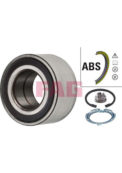 Teker Rulmanı On Mercedes Cıtan W415 . Renault Megane Clıo Captur Kangoo Logan Sandero Mıcra Note Abs Lı