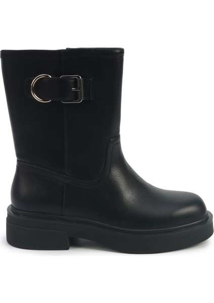 Caraca 5pr Siyah Kadın Düz Bot