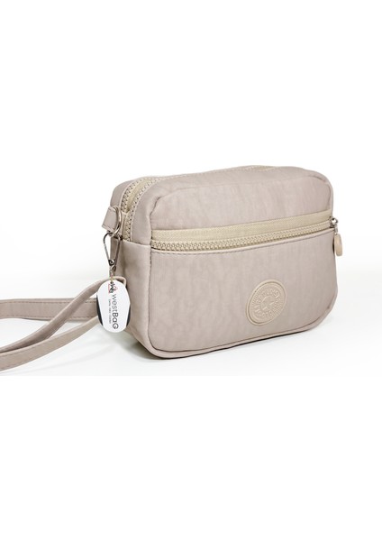 Kadın Çapraz Askılı Üç Gözlü Fermuarlı Krinkıl Günlük Omuz Çantası modelleri