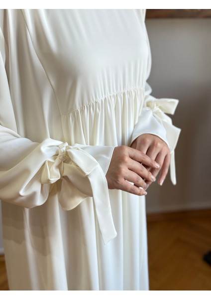 Kol Bağlamalı Oversize Elbise 1001