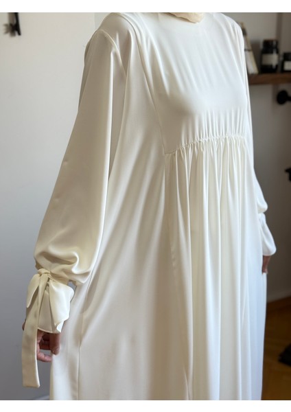 Kol Bağlamalı Oversize Elbise 1001 modelleri