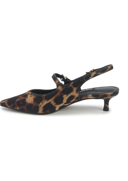 Selenda5 5pr Leopar Kadın Topuklu Ayakkabı