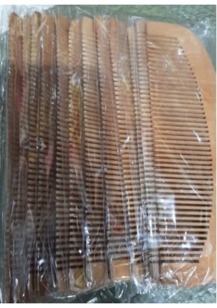 Ahşap Tarak 12'li Paket Dar Dişli Oval fiyatları