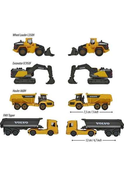 8503105000 Volvo Construction 4 Pieces Giftpack fiyatları