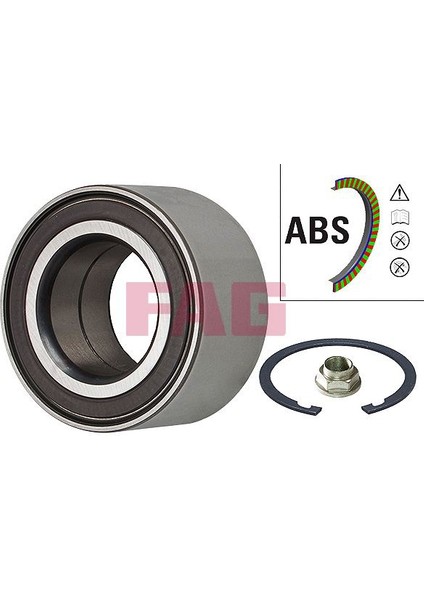 Ön Teker Rulmanı Fıesta V 01 Focus 98 04 Fusıon 02 12 Courıer 14 Ka Iıı 16 Ecosport 13 Mazda 2 07 15 Kıt Abs Lı 38.993X72X37 BAH-0106DX