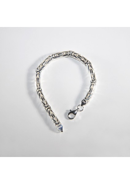 160 Mikron Naturel Yuvarlak Kral Gümüş Bileklik fiyatları