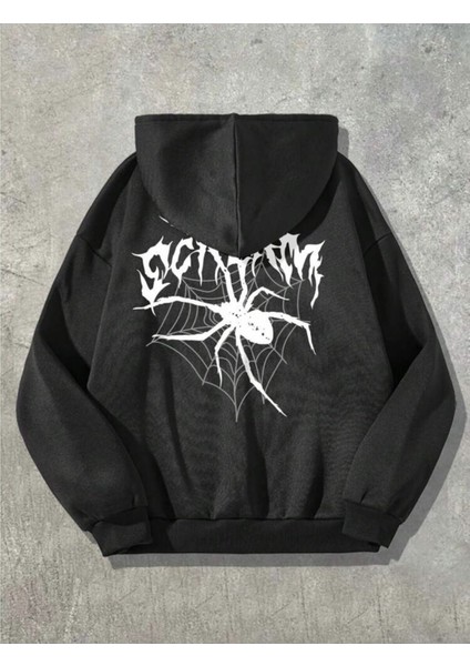 Unisex Scream Baskılı Oversize Sweatshirt