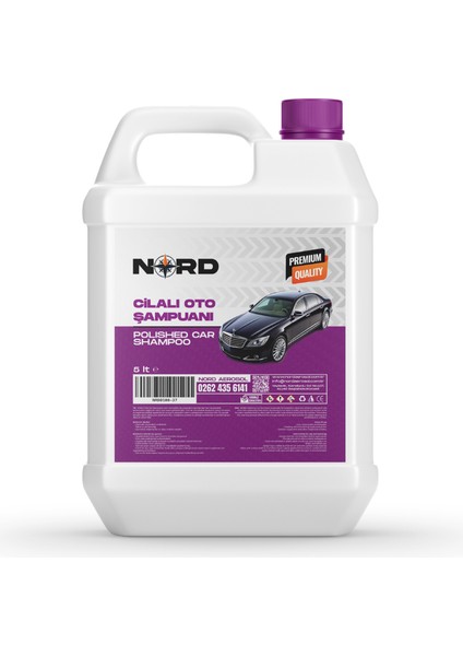 Cilalı Oto Şampuanı - 5 Litre