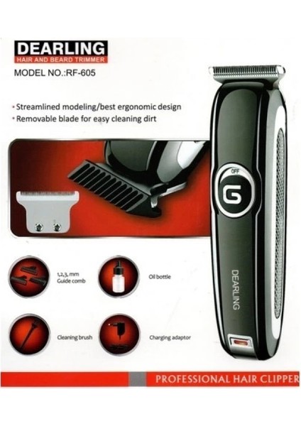 RF-605 Profesyonel Saç & Sakal Ense Kesme Makinesi indirimleri