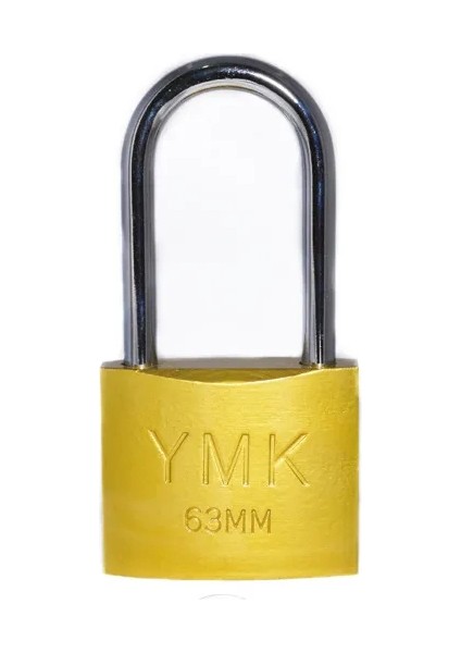 Eko Sarı Boyalı Uzun Kancalı Asma Kilit 50MM