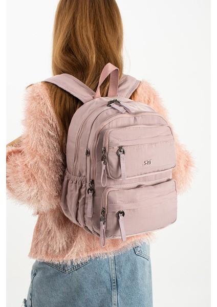 Kadın Sırt Çantası Ultra Hafif Poliamid Kumaş Su Geçirmez Çok Cepli Günlük Sırt Çantası 35*25 cm fiyatları