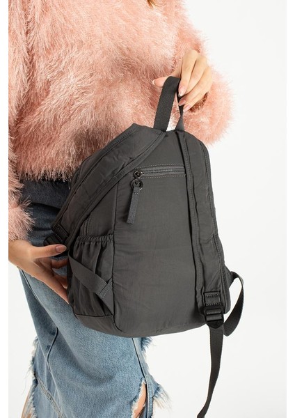 Kadın Sırt Çantası Ultra Hafif Poliamid Kumaş Su Geçirmez Çok Cepli Günlük Sırt Çantası 35*25 cm fırsatları