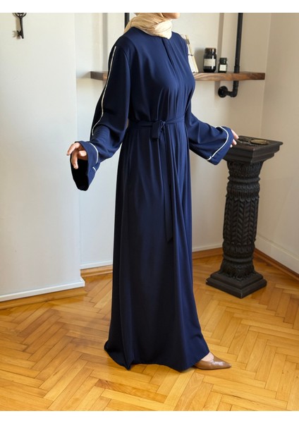 Gizli Patlı Biyeli Abaya Kol Ferace 5058 indirimleri