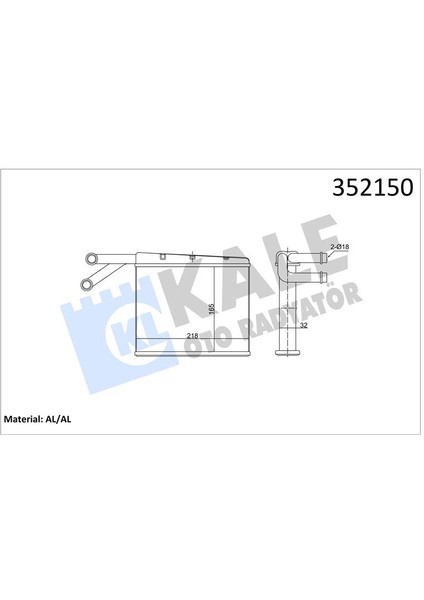 Kalorıfer Radyatoru Mercedes Sprınter B901 B904 95 06