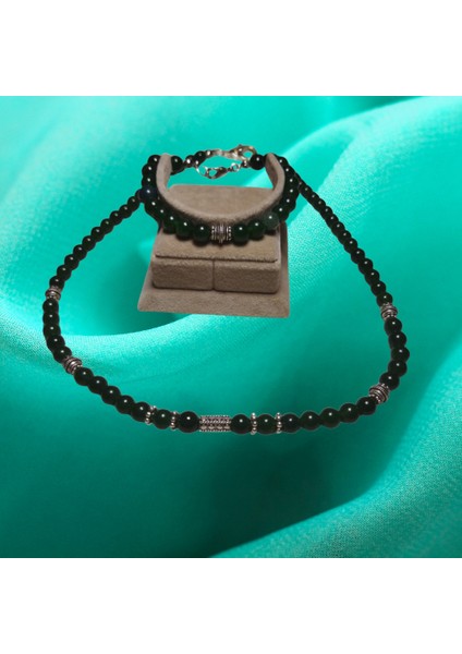 Reina Del Corazón | Antik Zarafetin Zamansız Yorumu – 925 Ayar Gümüş & Yeşim Taşı Takı Seti