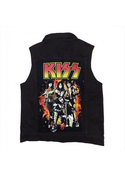 Kiss Siyah Kot Yelek