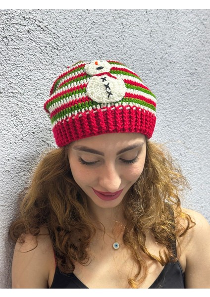 El Örgüsü Kardan Adam Işleme Noel Cristmas Bere indirimleri