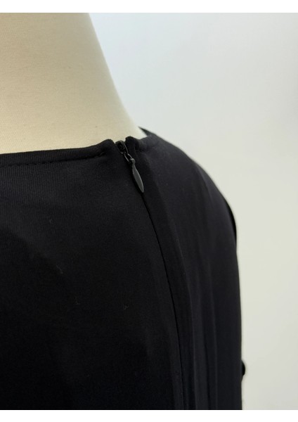 Robalı Büzgülü Oversize Elbise 5093 modelleri
