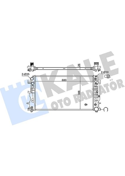 Motor Su Radyatoru Mercedes Sprınter B906 06> Otomatık Sanzıman