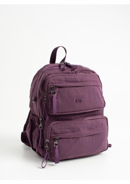 Kadın Sırt Çantası Ultra Hafif Poliamid Kumaş Su Geçirmez Çok Cepli Günlük Sırt Çantası 35*25 cm modelleri