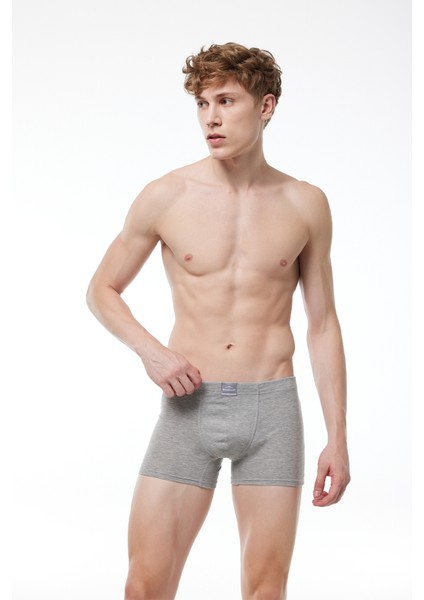 Erkek Gri Premium Collection Modal Boxer 251