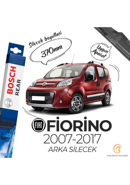 Bosch Rear Arka Silecek Fiat Fiorino 2007-2017 ile Uyumlu