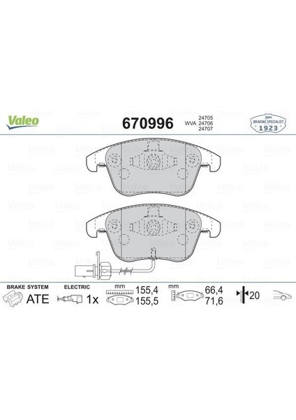 670996 - Ön Balata Audı A4 - A5 09 GDB1814