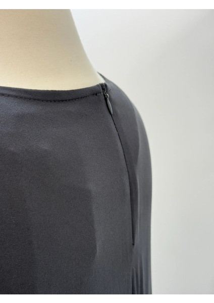 Robalı Büzgülü Oversize Elbise 5093 modelleri