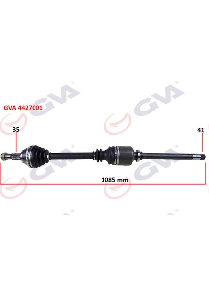 Komple Aks Sağ Ducato-Boxer-Jumper 2.5 D 94-02 18Q 1085MM