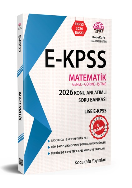 Ekpss Ortaöğretim Matematik Konu Anlatımlı Soru Bankası -Genel-Görme-Işitme 2 - Tekli Kitap