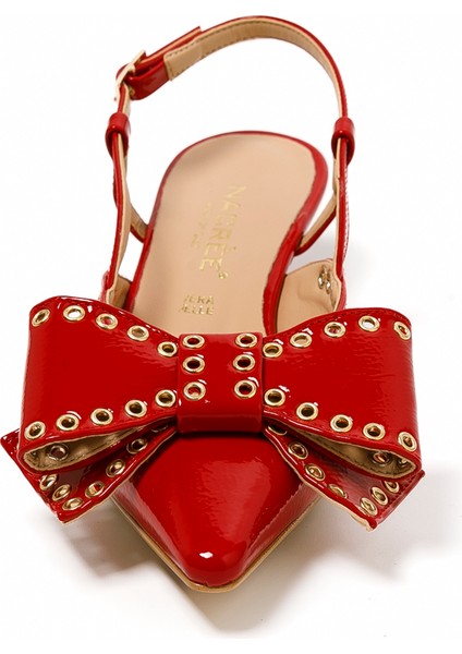 Kadın Topuklu/ Stiletto 1971029 Nacree Naplack Rosso fırsatları