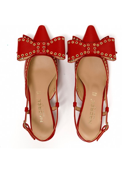 Kadın Topuklu/ Stiletto 1971029 Nacree Naplack Rosso