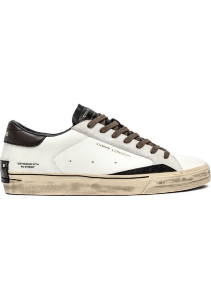 Erkek Sneaker ( Günlük) 11075AA8 Crime London Dıstressed 2.0 White