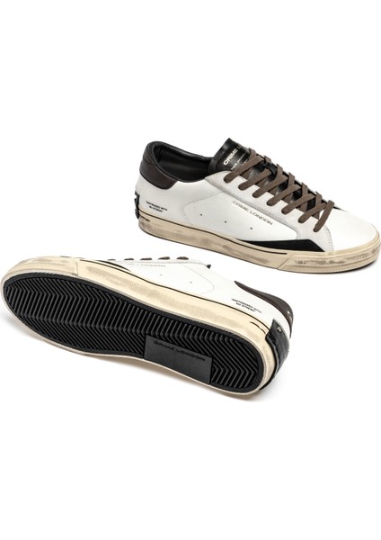 Erkek Sneaker ( Günlük) 11075AA8 Crime London Dıstressed 2.0 White fırsatları