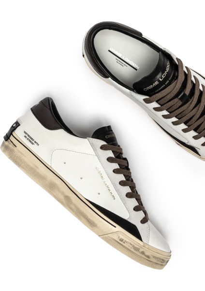 Erkek Sneaker ( Günlük) 11075AA8 Crime London Dıstressed 2.0 White indirimleri