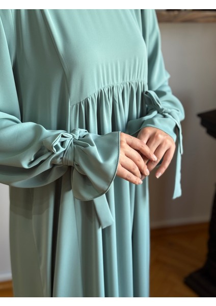 Kol Bağlamalı Oversize Elbise 1001 fırsatları