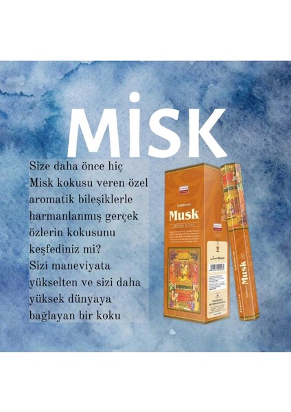 Misk Maneviyat Tütsü 20 Çubuk