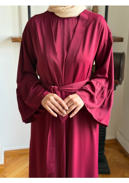 Fırfırlı Ikili Takım Abaya 5038 modelleri