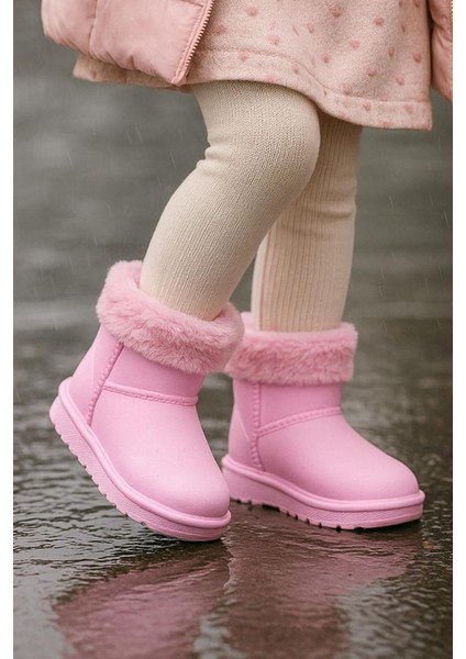 Çocuk Içi Kürklü Su Geçirmez Yağmur, Kışlık Bot