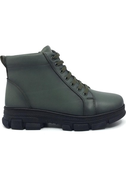 Taşpınar %100 Hakiki Deri Kadın Kışlık Günlük Fermuarlı Kauçuk Kaymaz Taban Sneaker Bot 36-41 fiyatları