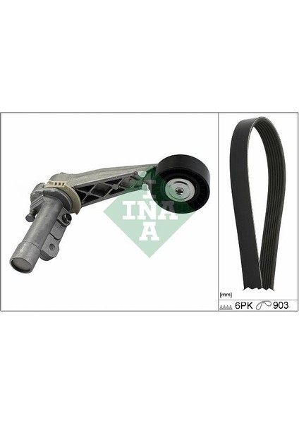 529050410 - Alternatör Gergi Kiti P207-P208-P308-P508-RZC-P2008-P3008-P5008-PARTNER-BERLINGO-C3-C4- C5-Ds3-Ds4-Ds5 1.4-1.6 Vtı-Thp Ep3-Ep6