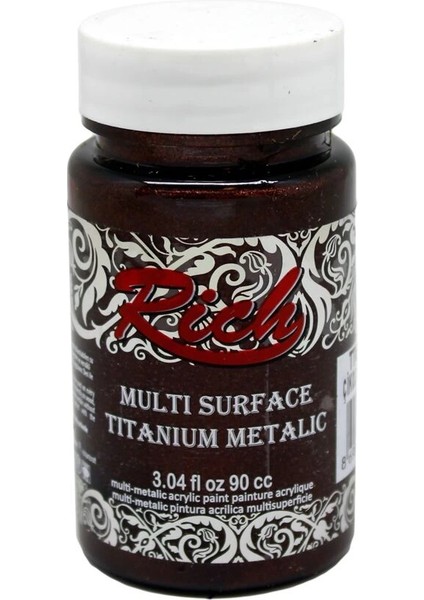 Multi Surface Titanium Metalik Boya 90 Cc. 2538 Çikolata
