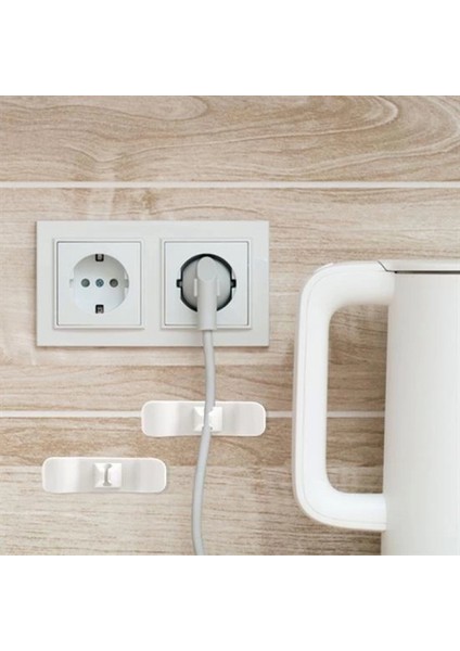 6&amp;#39;lı Pratik Kablo Toparlayıcı Yapışkanlı Klips Mutfak Air Fryer Kettle Kahve Tost Makinası (4887) modelleri