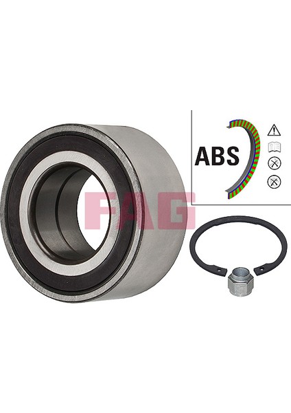 Ön Teker Rulmanı P207 06 P208 12 P301-C-ELYSEE 12 P2008 13 C2 03 C3 02 C4 14 Ds3 37X72X33