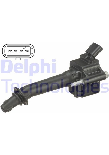 Delphı GN10796-12B1 - Ateşleme Bobini Astra J-Astra K-Insıgnıa A-Insıgnıa B 12V 4-Kutuplu A16XHT-D16SHT-B16SHT-SHL