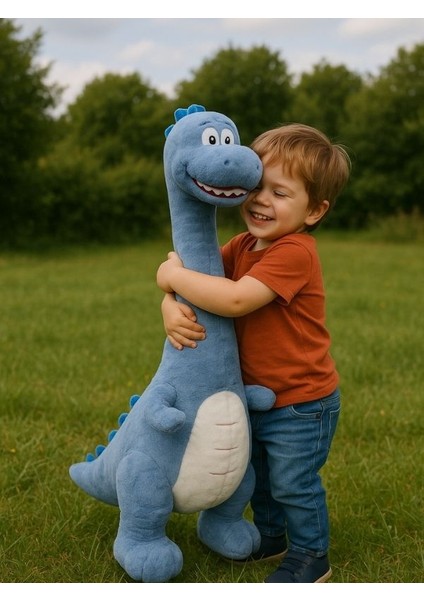 Kucaklanası Uyku Arkadaşı-Dev Uyku Arkadaşı Dino – 70 cm Peluş Oyuncak