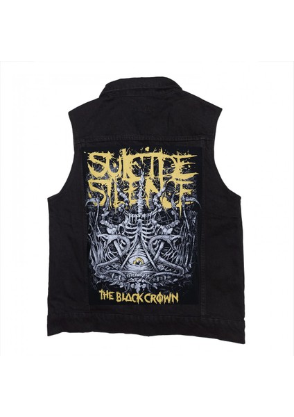 Suicide Silence Siyah Kot Yelek